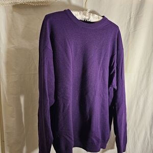 GAP Men's Crewneck Sweater in Deep Purple